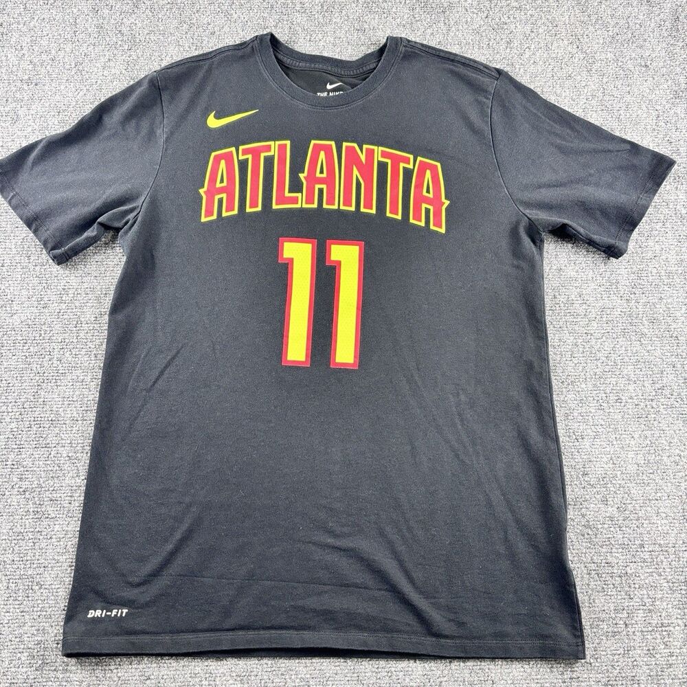 Nike Atlanta Hawks Shirt Mens M US M Trae Young 11 Dri-Fit NBA Tee